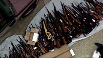 More than 1,000 guns seized from LA home