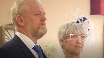 Couple re-run wedding at care home