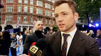 Rocketman Taron Egerton’s ‘heart is in Aberystwyth’