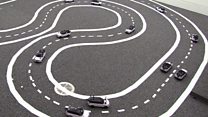 Driverless model cars 'talk' to avoid jams