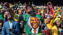 S Africa's Ramaphosa sworn in