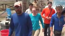 Rescued climbers treated in hospital