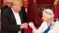 What happened on day one of Trump's visit