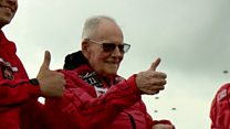 Paratroopers land in France to mark D-Day