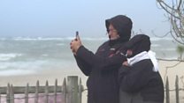 Storm Miguel hits French coast