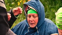 The nurse swimming the length of a river
