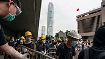 How Hong Kong demonstrators organised protests