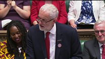 Corbyn praises - and criticises - Theresa May