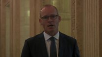 Coveney: UK on 'collision course' with Ireland