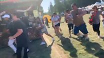 'People were running out, screaming and yelling'