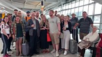 BA delays leave wedding party stranded