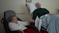Elderly couple reunite for final time