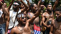 Papuans protest for independence