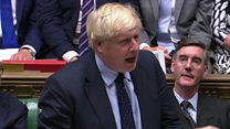 Johnson reacts to losing key Brexit vote