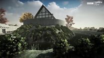 Ai dyma sut oedd llys Glyndŵr yn edrych?