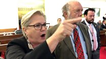 Watch chaos erupt on North Carolina House