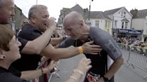 Gareth Thomas 'breaks HIV stigma' at Ironman Wales