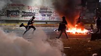 Tear gas fired as Indonesia protests continue