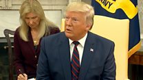 Trump on meeting Harry Dunn's parents