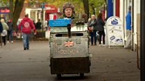 85-year-old converts mobility scooter into 'tank'