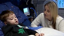 Boy, 4, home from hospital after seven month delay