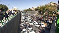 وضعیت دیروز و امروز تهران و وضعیت اینترنت