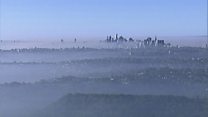 Smoke haze blankets Sydney as bushfires rage