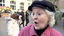 'He's in, is he? I'm thrilled to bits!'