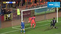 Uchafbwyntiau: Caerliwelydd 3-4 Caerdydd