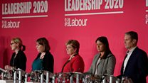 Labour leadership candidates face first hustings