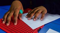 Donatile Kanimba, avugira abafite ubumuga bwo kutabona mu Rwanda