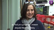 'Roedd o'n dorcalonnus gweld y siop dan ddŵr'