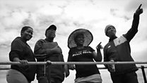 The volunteers fixing their town
