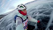 Russia's endurance race on an icy lake
