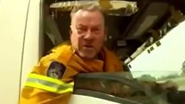 Australian firefighter's viral outburst at PM