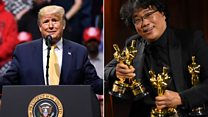 Trump mocks Oscars Best Picture winner Parasite