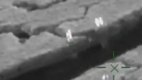 Children stuck on mudflats rescued by helicopter