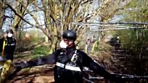 Removing woodland protesters amid a pandemic