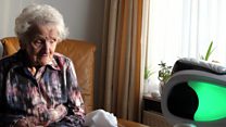 Robots help care home residents stay in touch