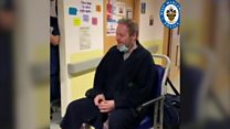 Police officer's tears over nurses' Covid-19 care