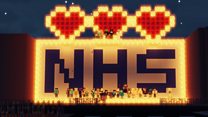 My makeshift Minecraft nightclub