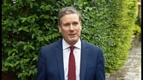 Starmer: 'Pleased' UK is past virus peak
