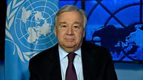 'World is too fragile,' says UN secretary general