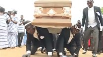 The dancing pallbearers who became a morbid meme