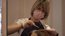 Hairdressers reopen in Paris