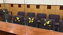 How a jury trial takes place with social distancing