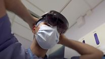 The mixed reality headsets helping Covid-19 medics