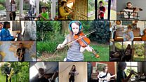 Young musicians form virtual orchestra
