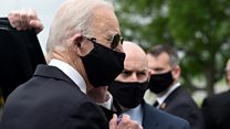Trump and Biden trade barbs over wearing a mask