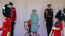 The Queen's official socially distanced birthday
